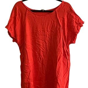 Umgee Orange Blouse Large